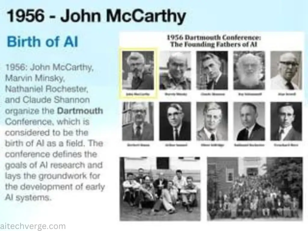 The 1956 Dartmouth Conference: The Birthplace of Modern AI